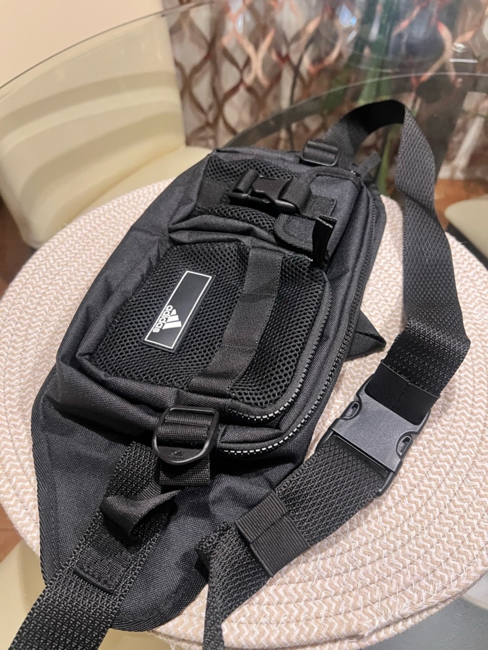 adidas Black Tactical Sling Belt Bag - Picture 4 of 6